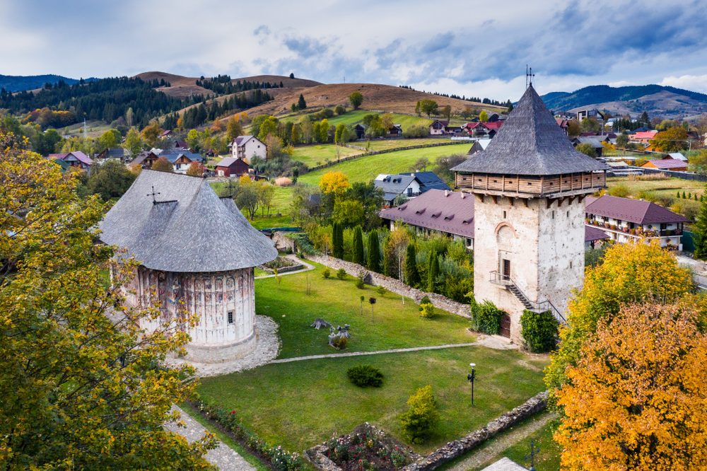 The,Humor,Monastery,,Romania.,One,Of,Romanian,Orthodox,Monasteries,In