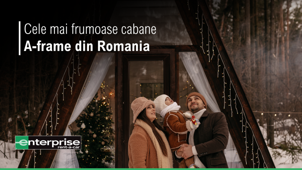 Cele mai frumoase cabane A-frame din Romania