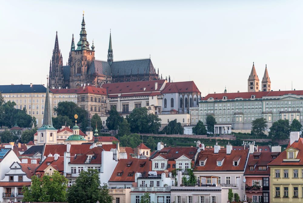 Vedere generală a Castelului Praga
